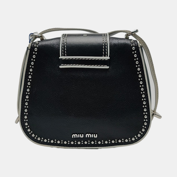Miu Lady Calfskin Black