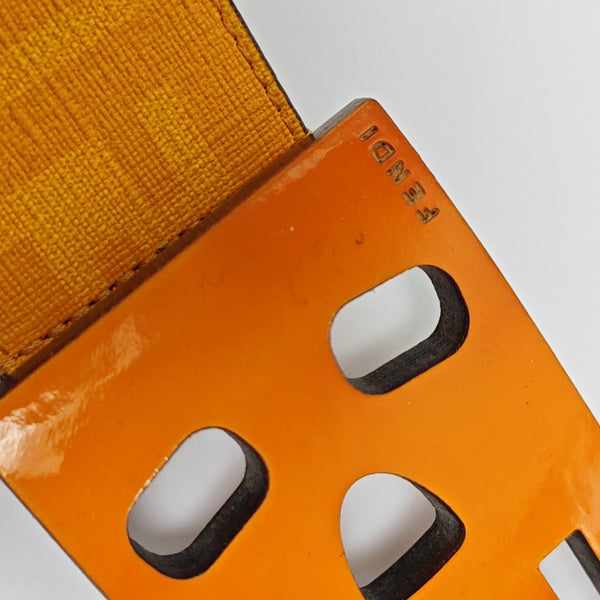 Leather Belt Orange