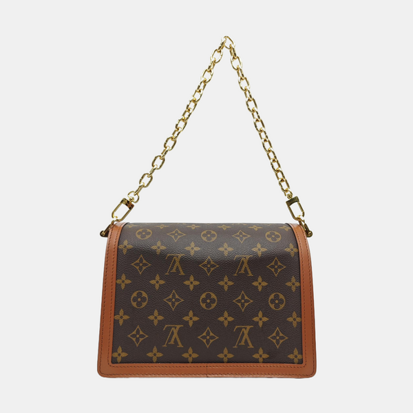 DAUPHINE MM Monogram Coated Canvas Brown