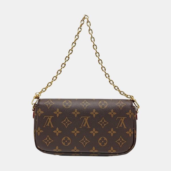 IVY Monogram Coated Canvas Brown