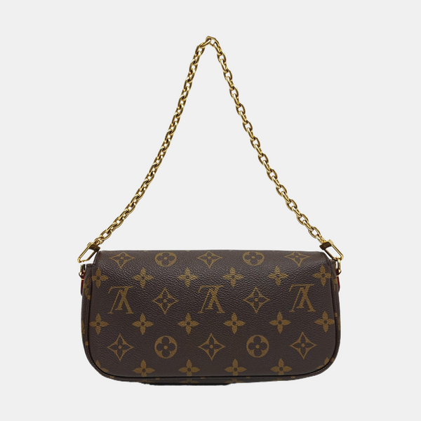 IVY Monogram Coated Canvas Brown