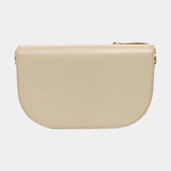 Calfskin Shoulder Bag Beige