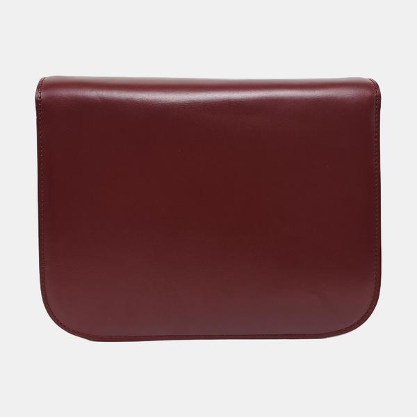 CLASSIC BOX Piel de ternera mediana Roja