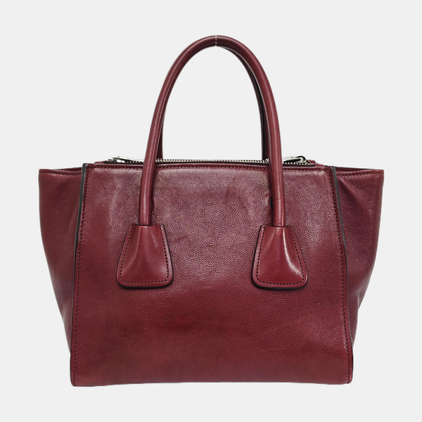 Calfskin Tote Bag Red