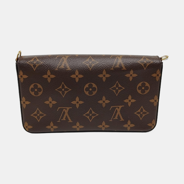 FÉLICIE Monogram Coated Canvas Brown