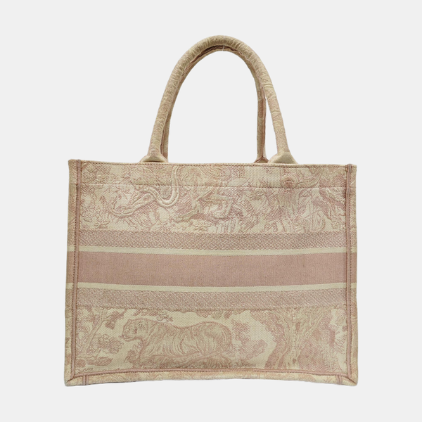 Book Tote Medium Canvas Pink