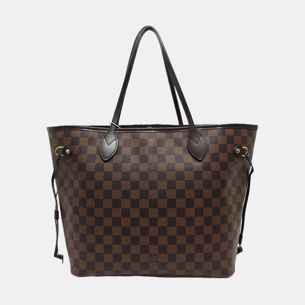NEVERFULL MM Damier Ebene Coated Canvas Brown