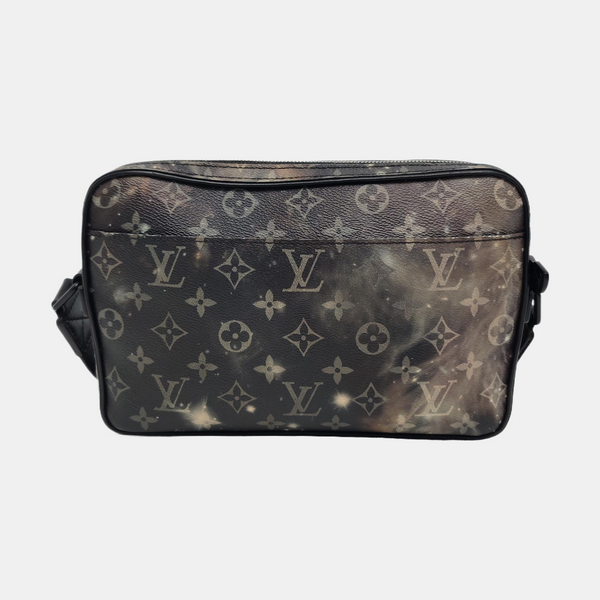 ALPHA Monogram Coated Canvas Gray