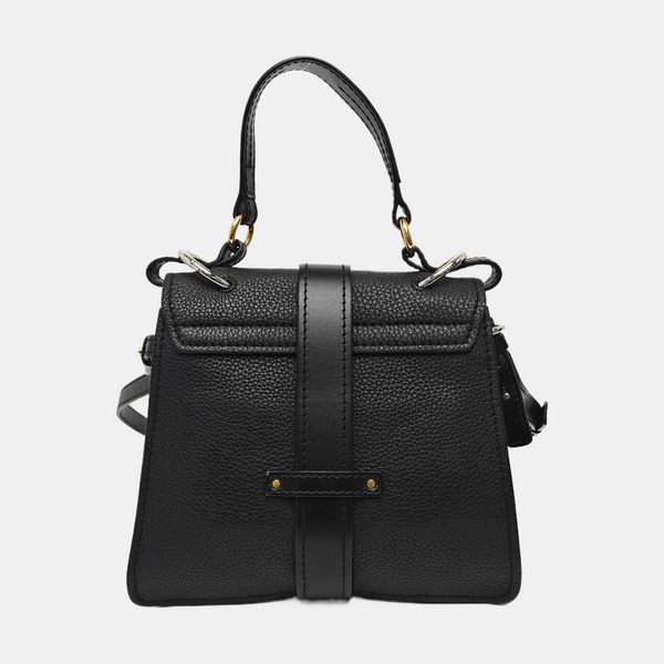 Aby Small Calfskin Black