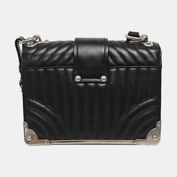 Cahier Quilted Lambskin Black