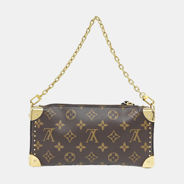 SLIM TRUNK Monogram Coated Canvas Brown