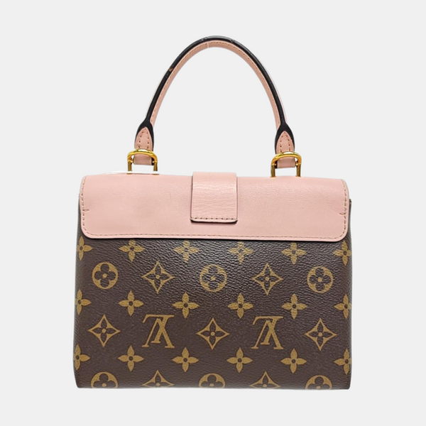 LOCKY BB Monogram Coated Canvas Pink
