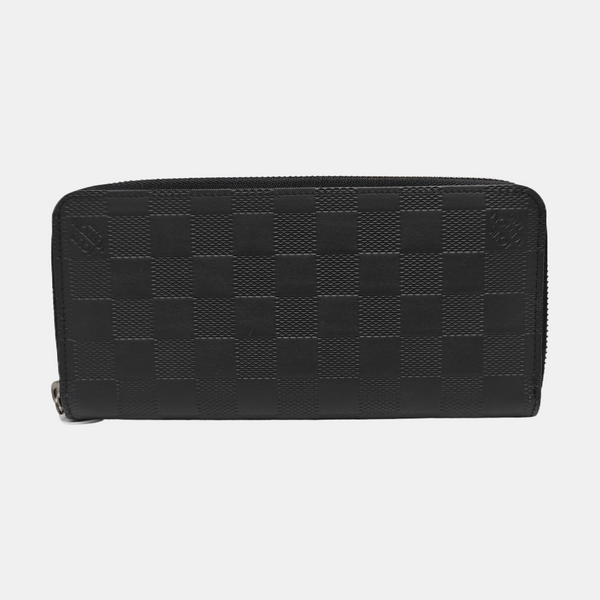 ZIPPY Damier Graphite Calfskin Black Wallet
