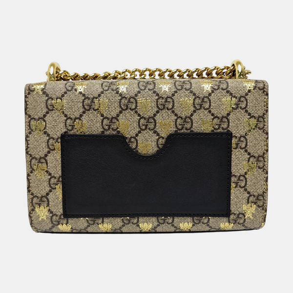 Padlock Small Monogram Coated Canvas Beige