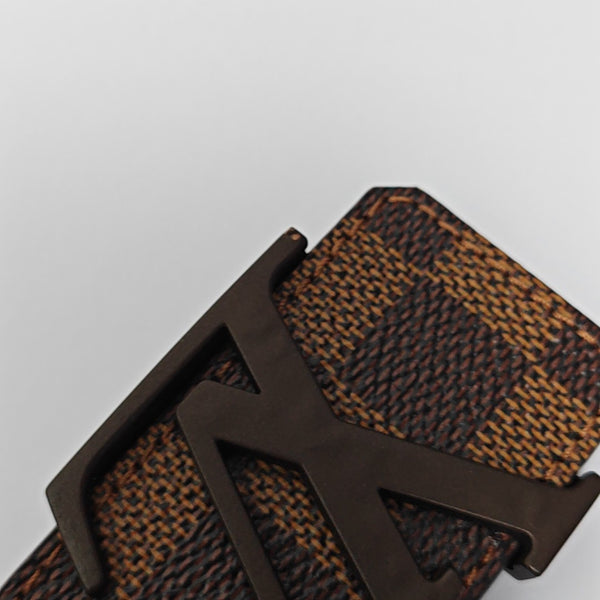 Coated Canvas Belt Brown