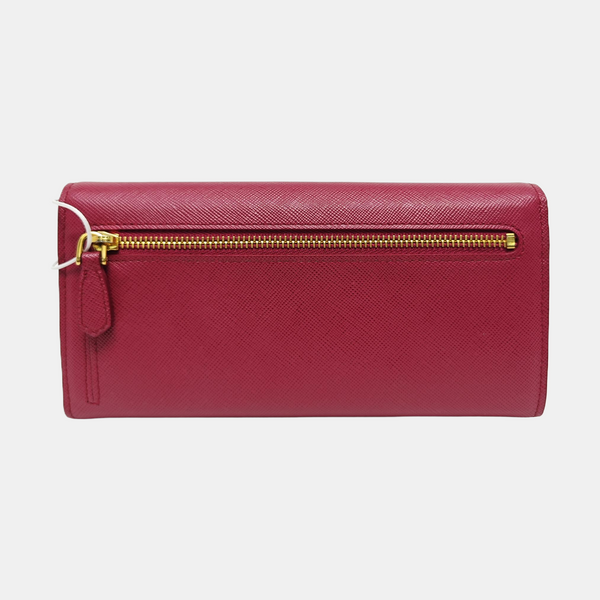 Saffiano Calfskin Wallet Red