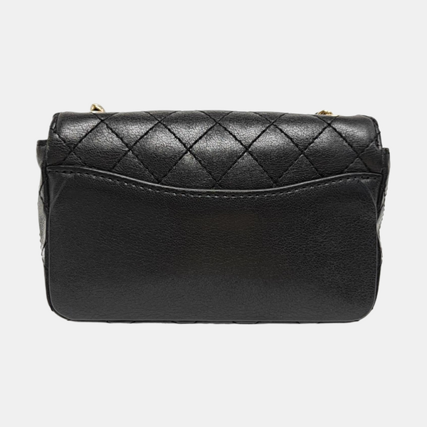 NOW AND FOREVER Quilted Lambskin Black