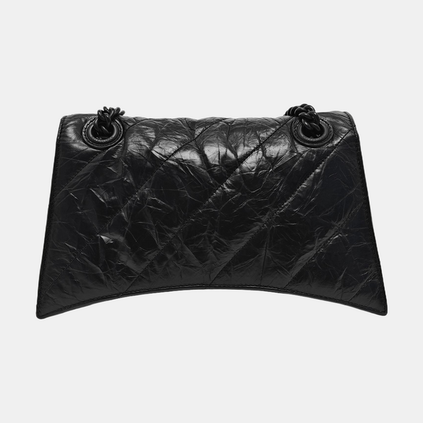 Crush Small Quilted Calfskin Black