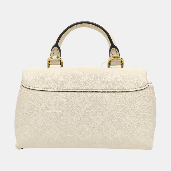 NANO MADELEINE Nano Monogram Calfskin Beige