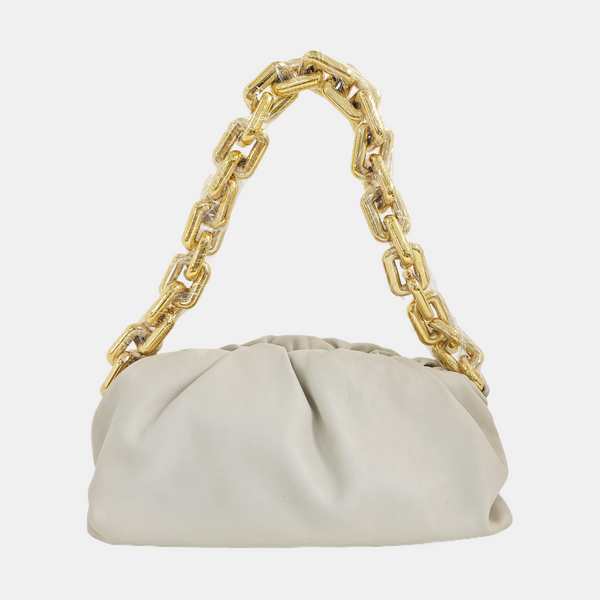 The Pouch Mini Calfskin White