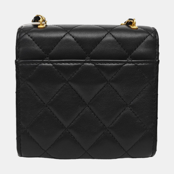 TRENDY CC Quilted Lambskin Black