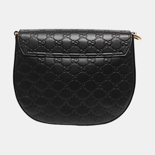 Padlock Medium Monogram Calfskin Black