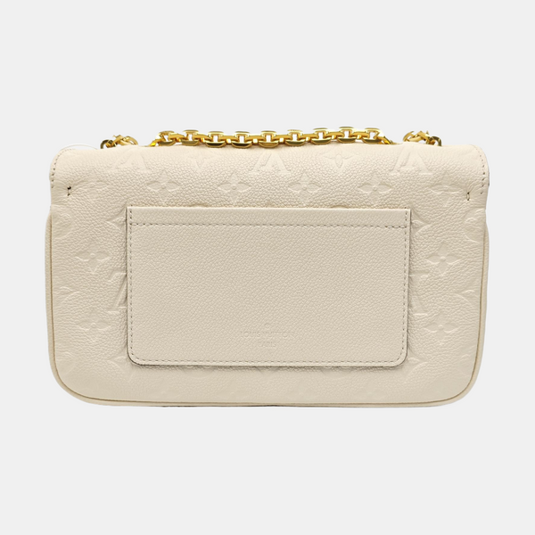 MARCEAU Monogram Calfskin White