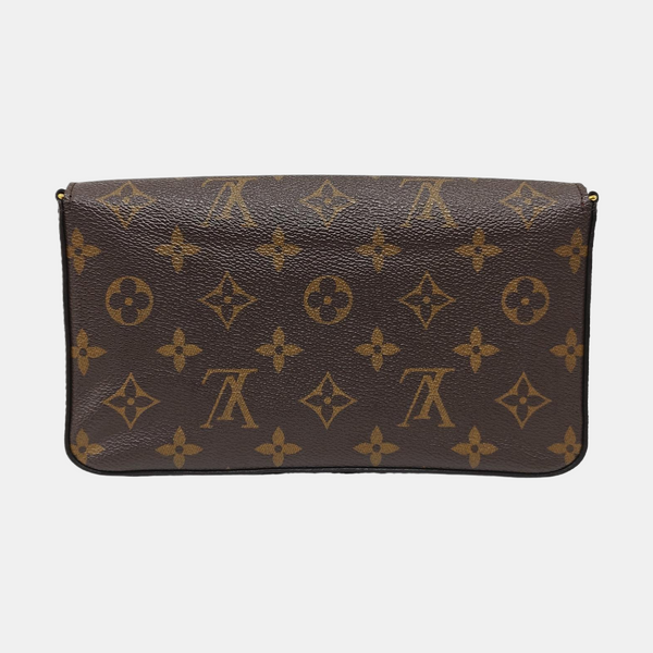 FÉLICIE Monogram Coated Canvas Brown