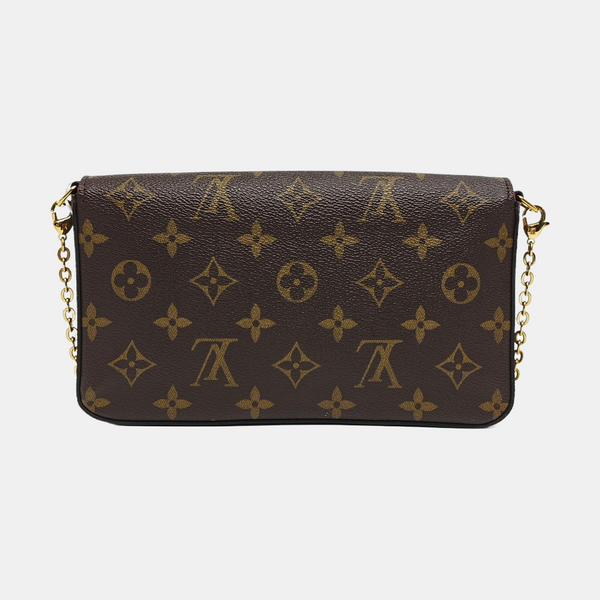 FÉLICIE Monogram Coated Canvas Brown