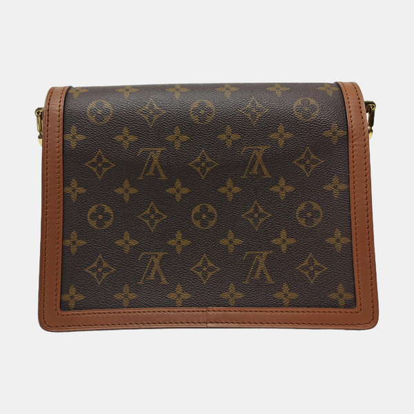 DAUPHINE MM Monogram Coated Canvas Brown