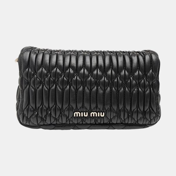 Crystal Mini Lambskin Black