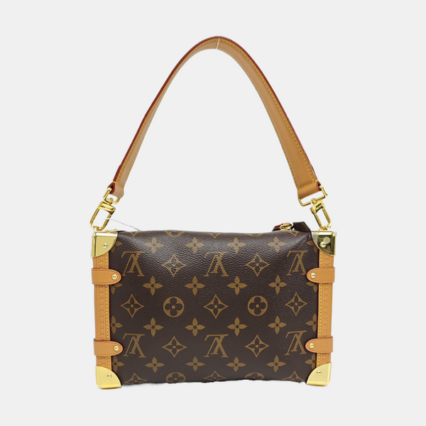 SIDE TRUNK MM Monogram Coated Canvas Brown