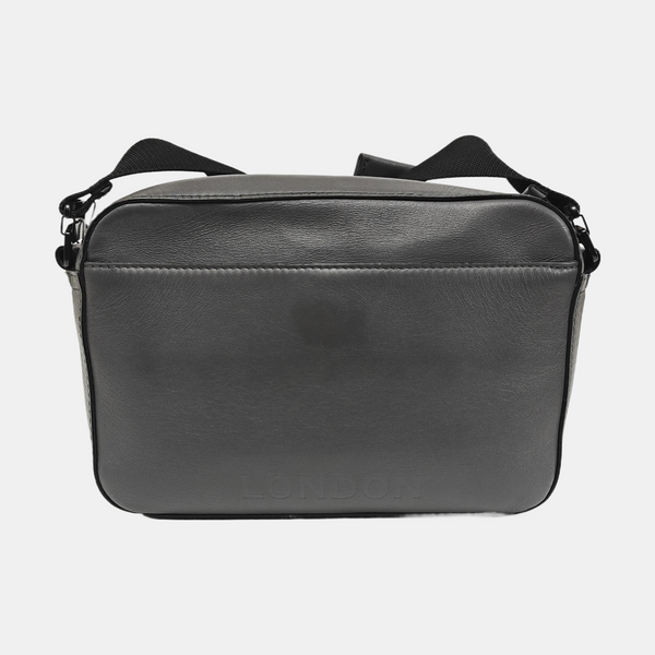 Calfskin Shoulder Bag Gray
