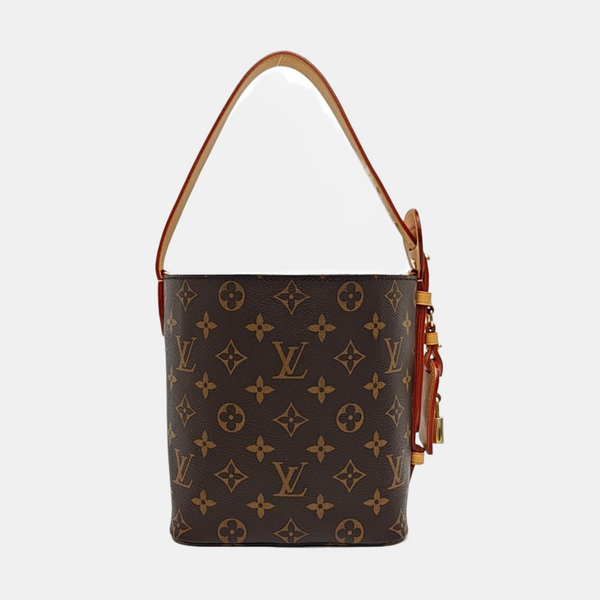 ALL IN Monogram Coated Canvas Brown