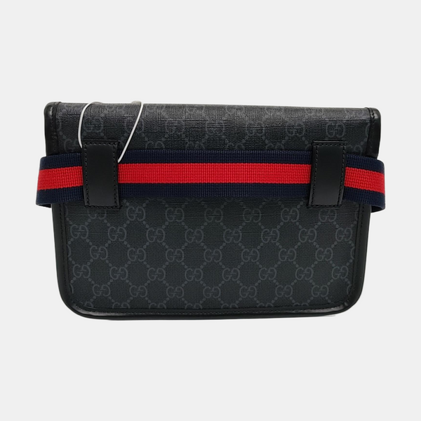 Neo Vintage Monogram Coated Canvas Black