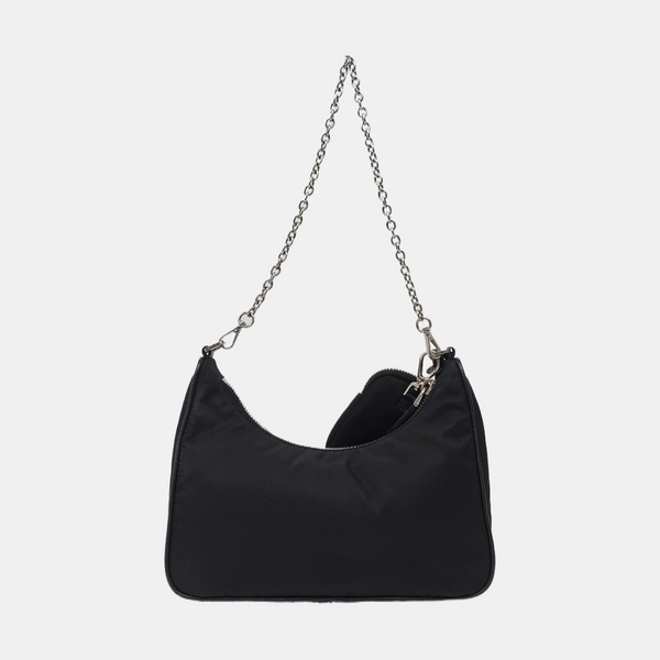 Authenticated pre-owned Re-Edition2005 Nylon Black - Shoulder Bag at Looply