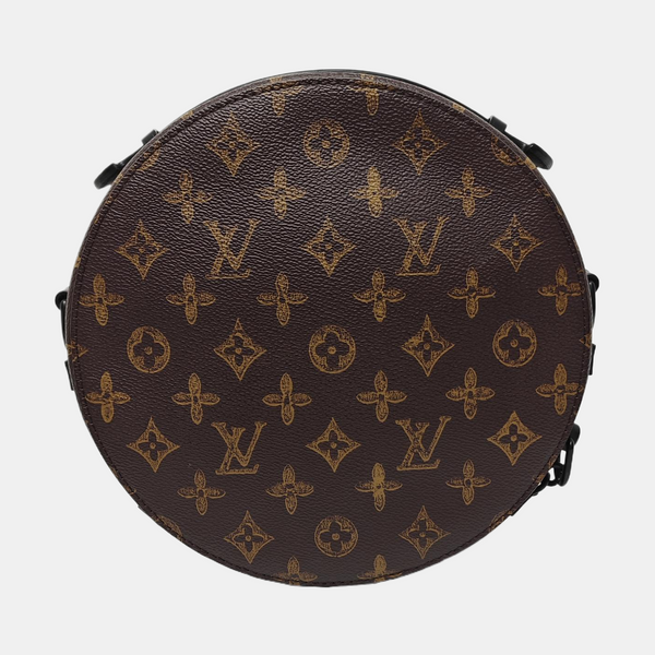 WHEEL BOX Monogram Coated Canvas Brown