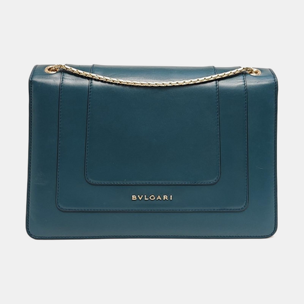 SERPENTI FOREVER Medium Calfskin Blue