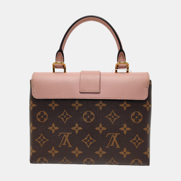 LOCKY BB Monogram Coated Canvas Pink