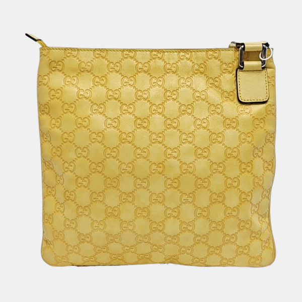 Monogram Calfskin Shoulder Bag Yellow