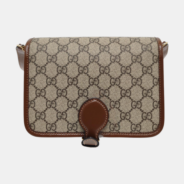 Retro Mini Monogram Coated Canvas Beige