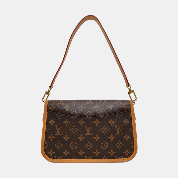 DIANE Monogram Coated Canvas Brown