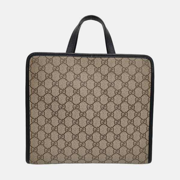 Children’s GG Bucket Monogram Coated Canvas Beige