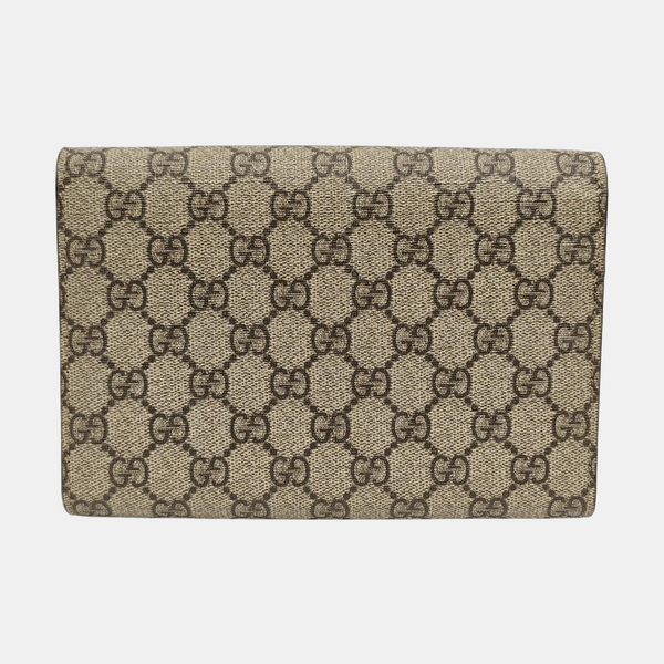 Dionysus Mini Monogram Coated Canvas Beige