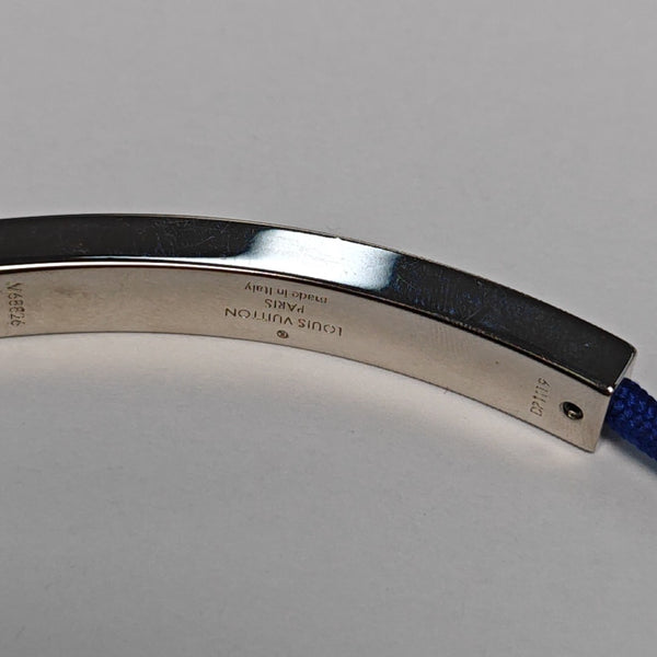SPACE LV Fabric Blue Bracelet