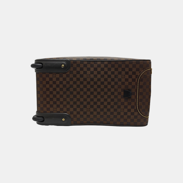 EOLE Damier Ebene Coated Canvas Brown
