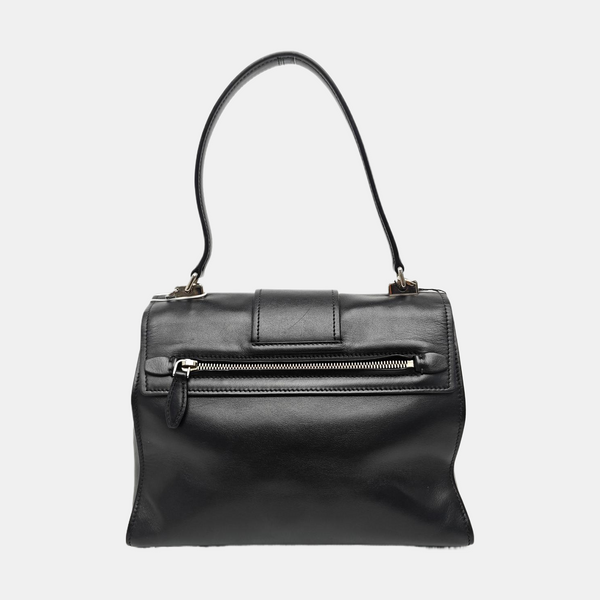Calfskin Shoulder Bag Black