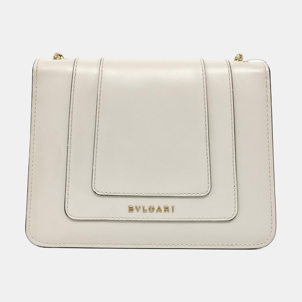 SERPENTI FOREVER Small Calfskin White