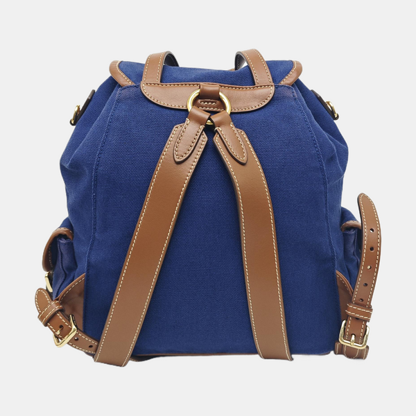 Fabric Backpack Blue