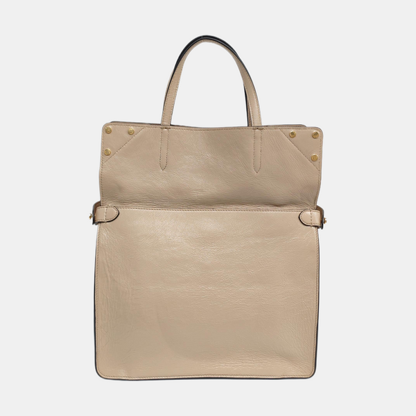 Flip Large Calfskin Beige